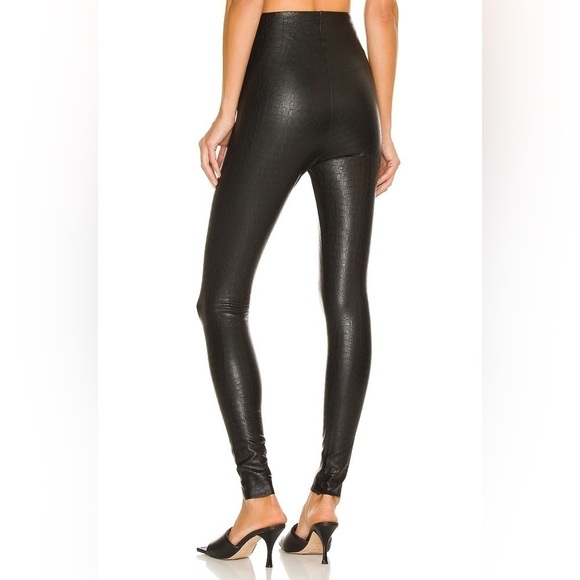 Commando Faux Leather Animal Legging in Croc - Picture 4 of 11
